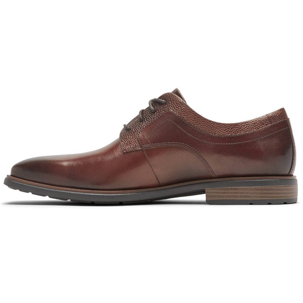 Rockport Oxfords Herre Brune - Farrow Plain Toe - HABX89107